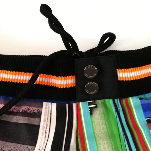Robert Graham Mens Trunks Size 38 Mosaic Skulls Pinup Shorts Swimwear NEW - Picture 5 of 6